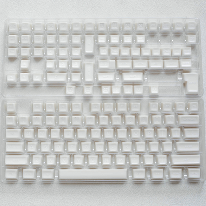 Pearl Jade Theme Doubleo-Shot PBT Keycaps | 142 keys | QXA (SA) Profile | ANSI | ISO | Keycaps only