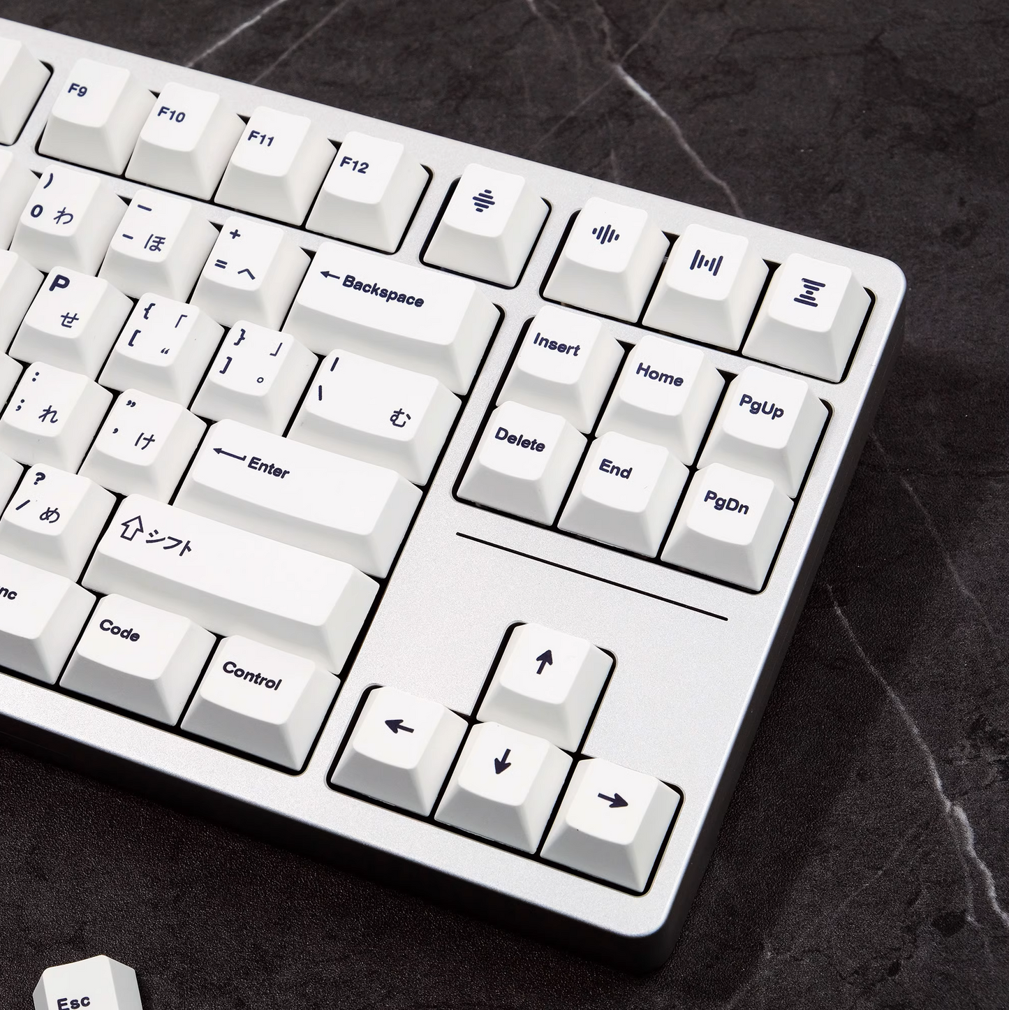 Minimalist White JP Keycap Set (Cherry)