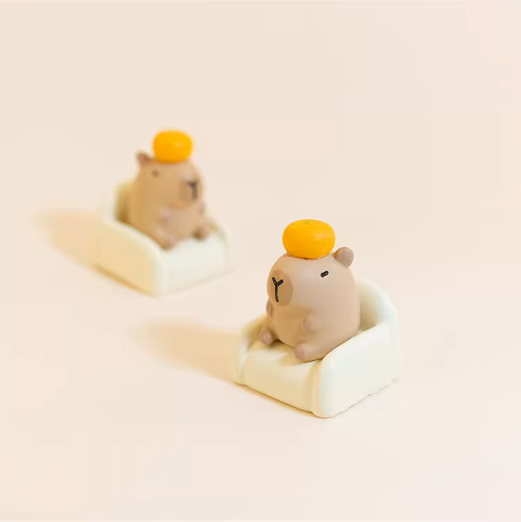 Sitting Capybara Artisan Keycap