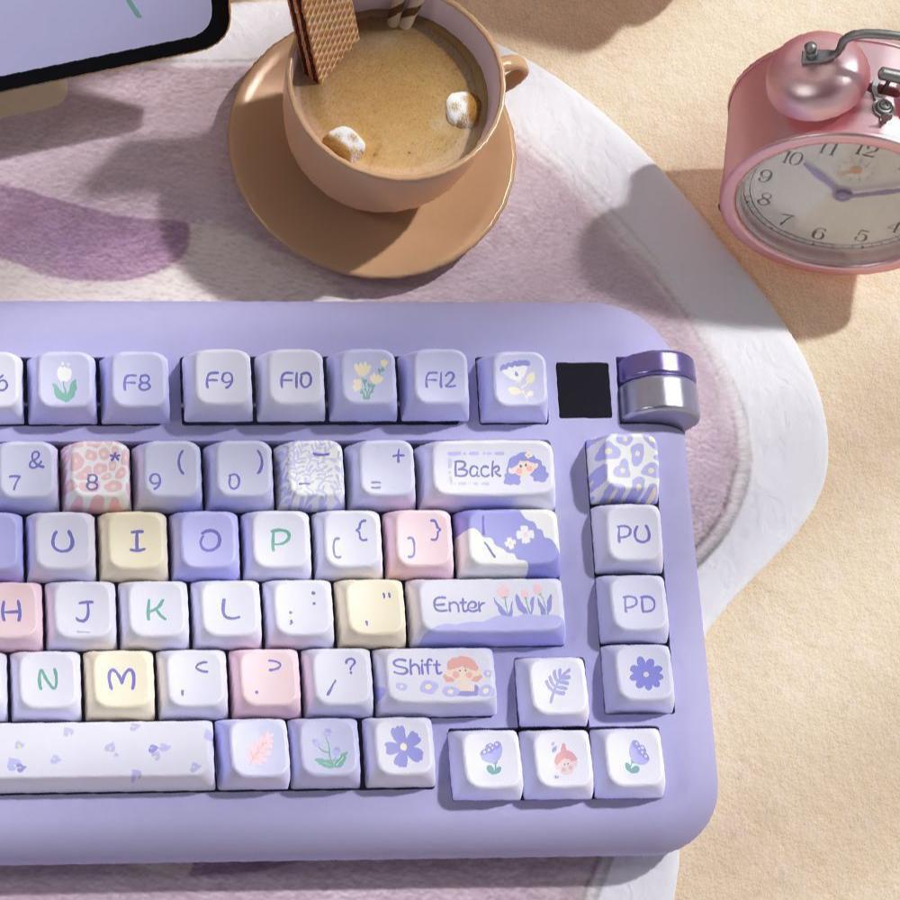 Lilac Grace Keycap Set