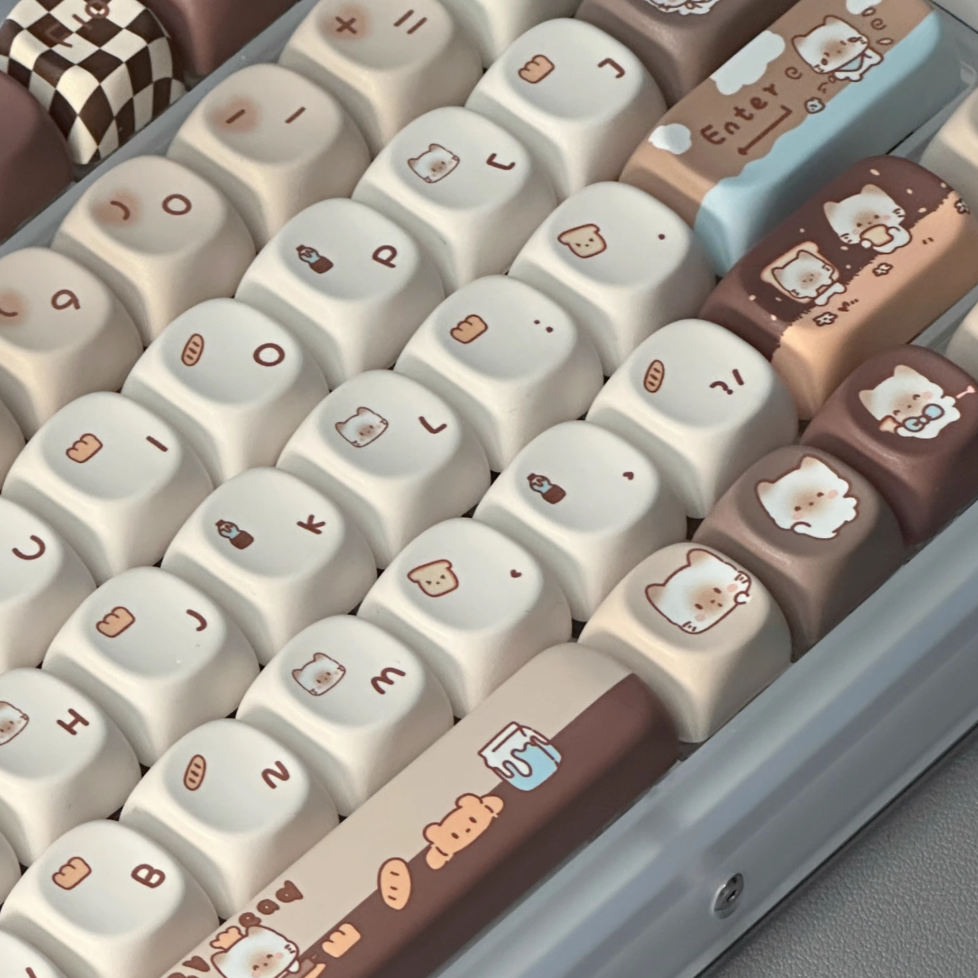 Siamese Kitty Bakery Keycap Set