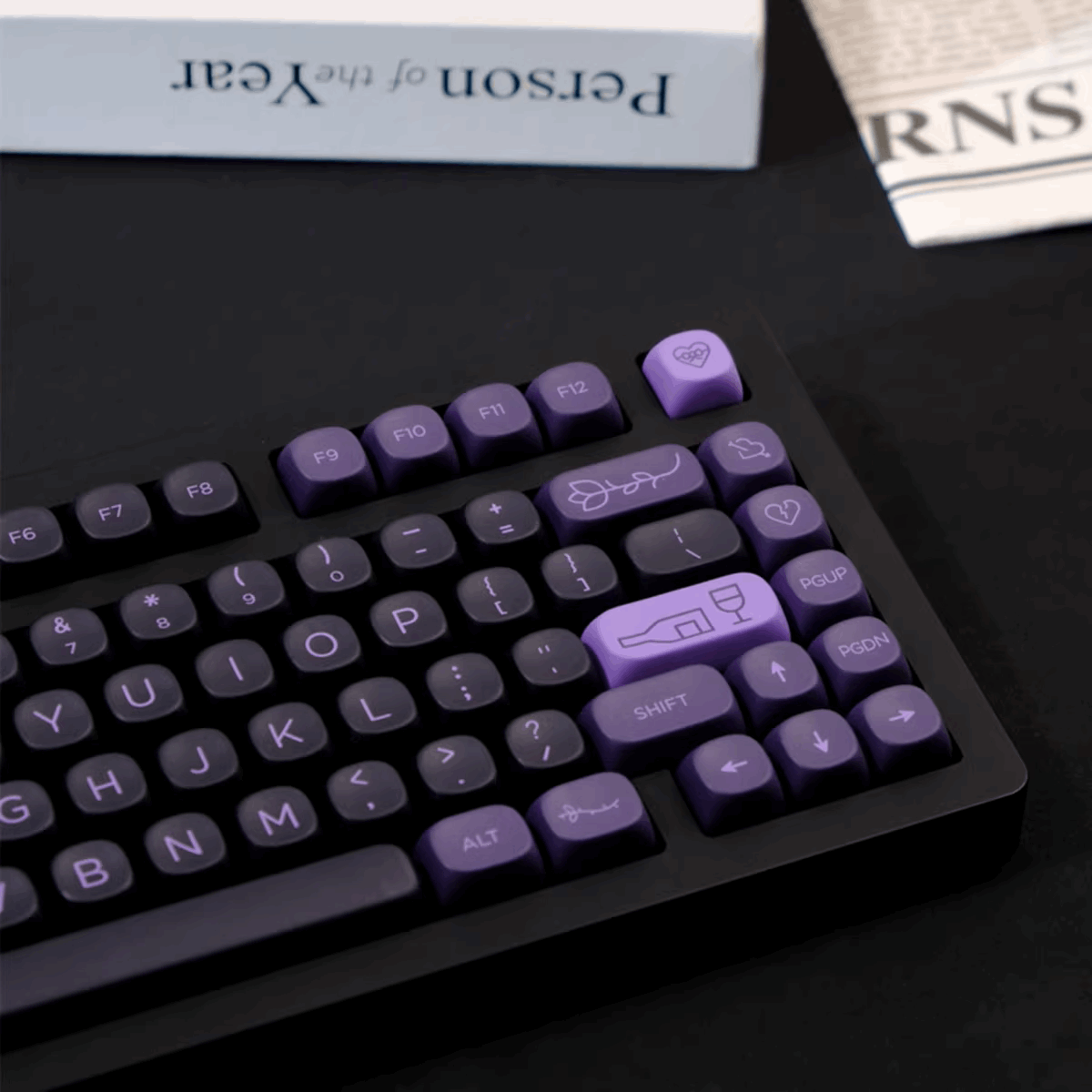 KBCaps First Love Dye-Sub PBT Keycaps | 126 keys | MOA Profile | ANSI | Keycaps only