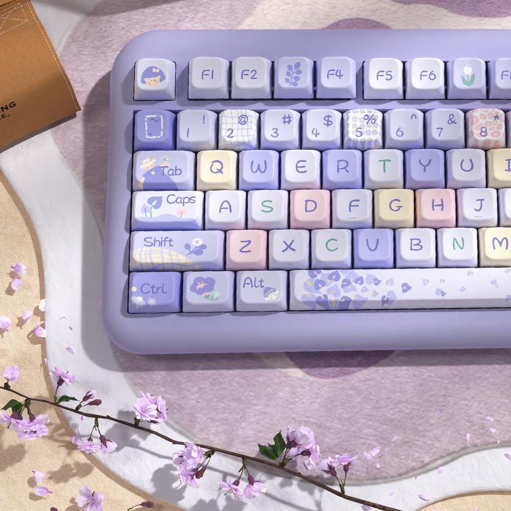 Lilac Grace Keycap Set