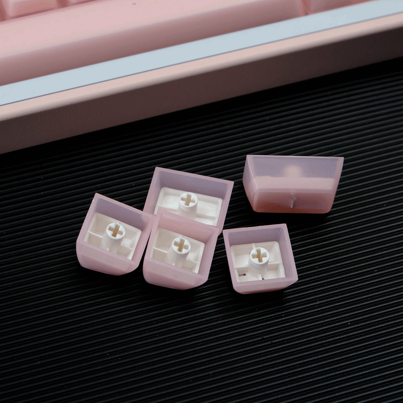 Blossom Jade Theme Double Shot PBT Keycaps | 142 keys | QXA (SA) Profile | ANSI | ISO | Keycaps only