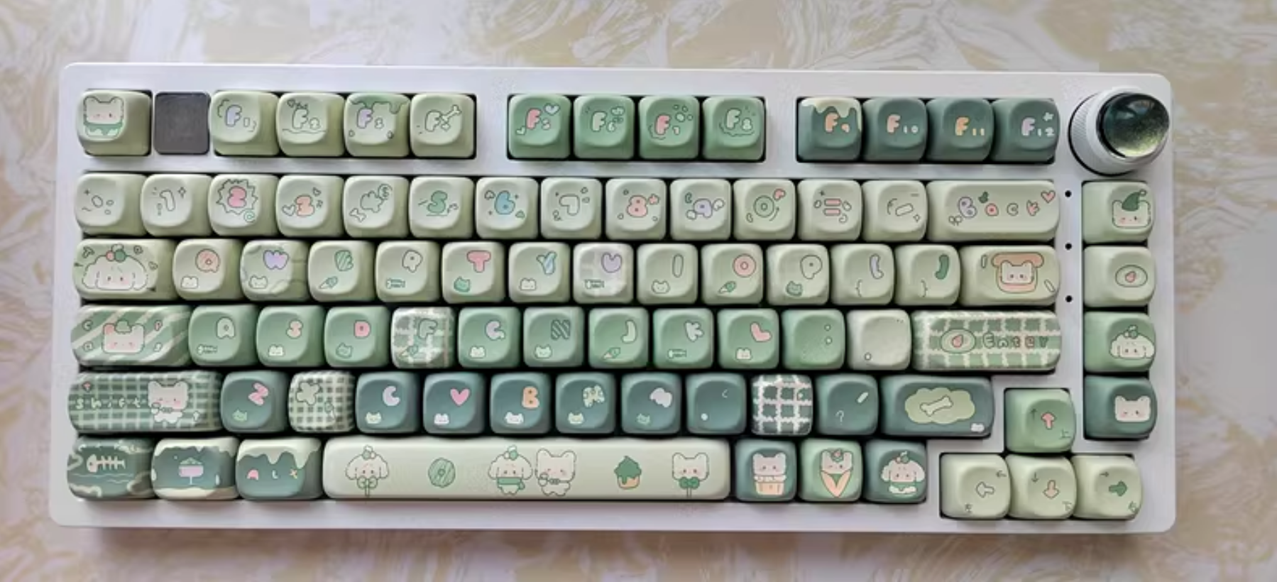 Matcha Delight Keycap Set