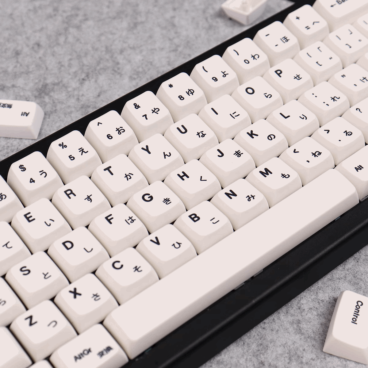 Minimalist White Dye-Sub PBT Keycaps | 150 keys | MDA Profile | JP | ANSI | ISO | Keycaps only