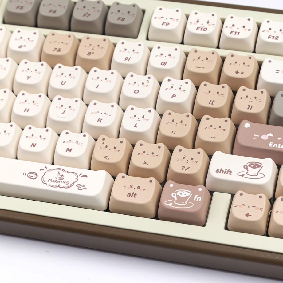 Kitty Cafe Keycap Set