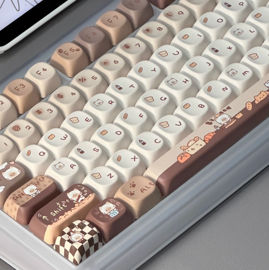 Siamese Kitty Bakery Keycap Set