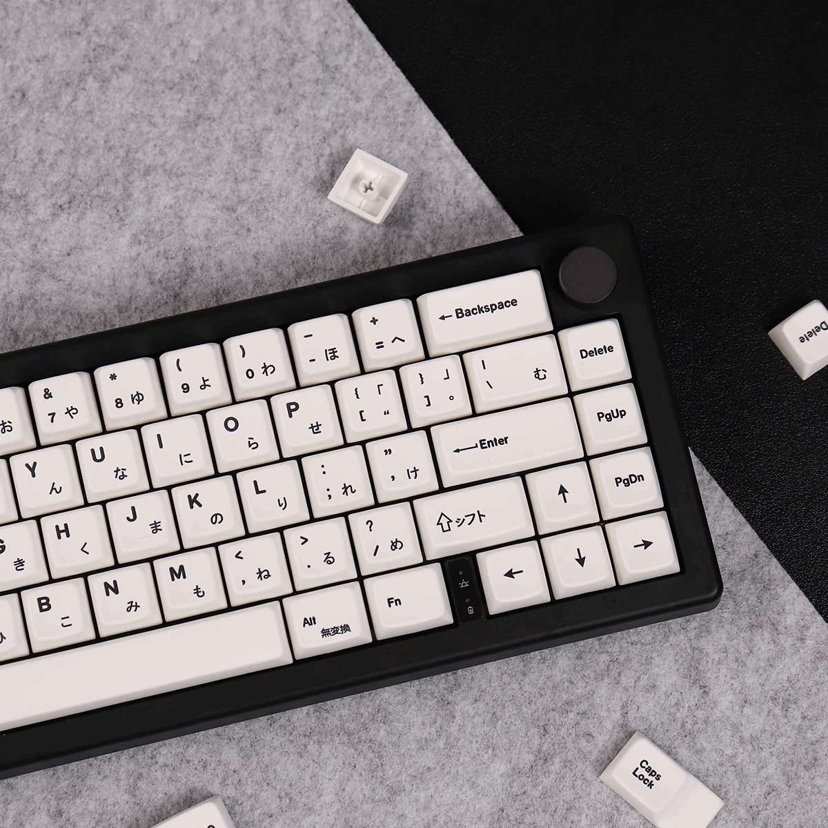 Minimalist White Dye-Sub PBT Keycaps | 150 keys | MDA Profile | JP | ANSI | ISO | Keycaps only