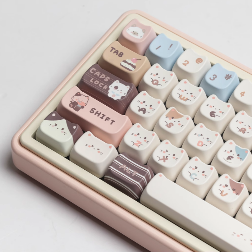 Sea Salt Cat Keycap Set