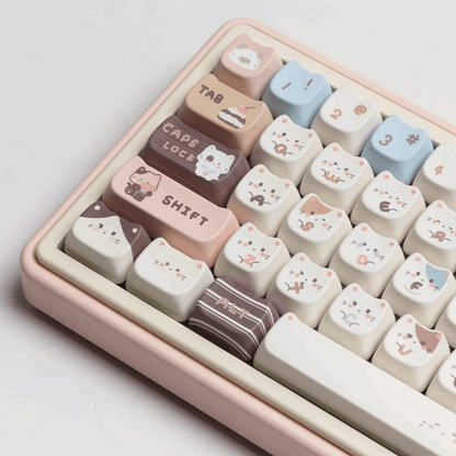 Sea Salt Cat Keycap Set