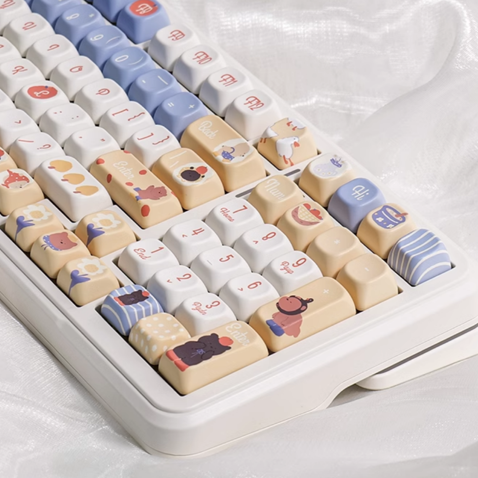 Cookie Bear Keycap Set