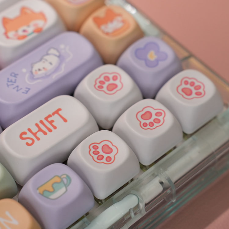 Happy Puppy Keycap Set