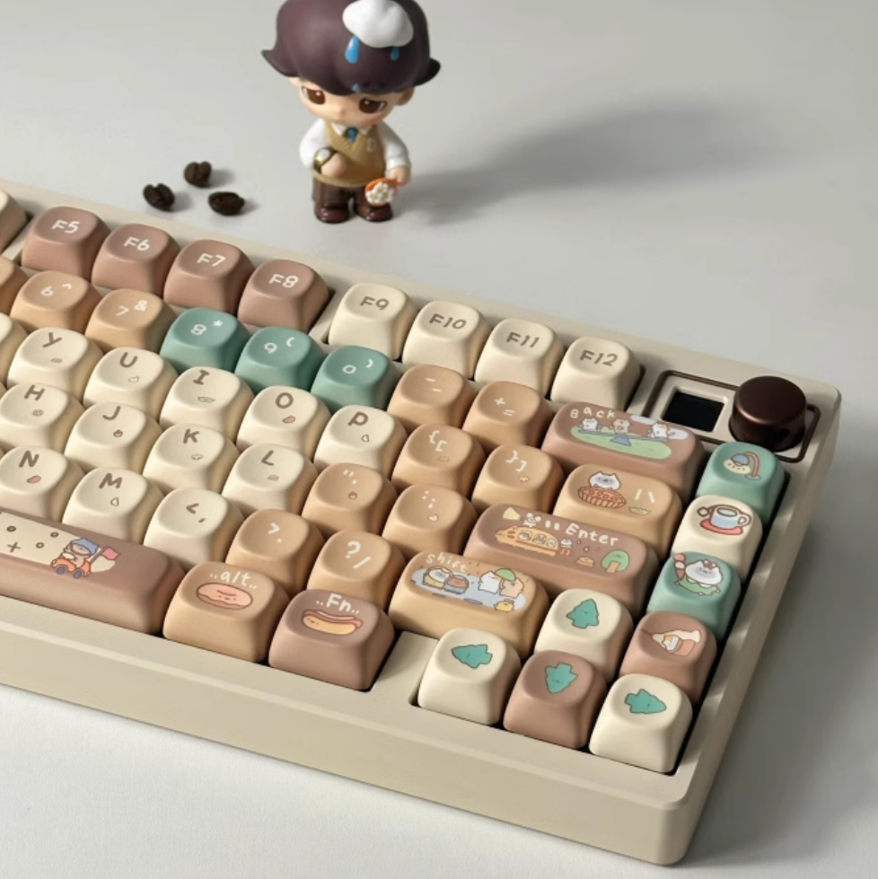 Choco Bean Keycap Set