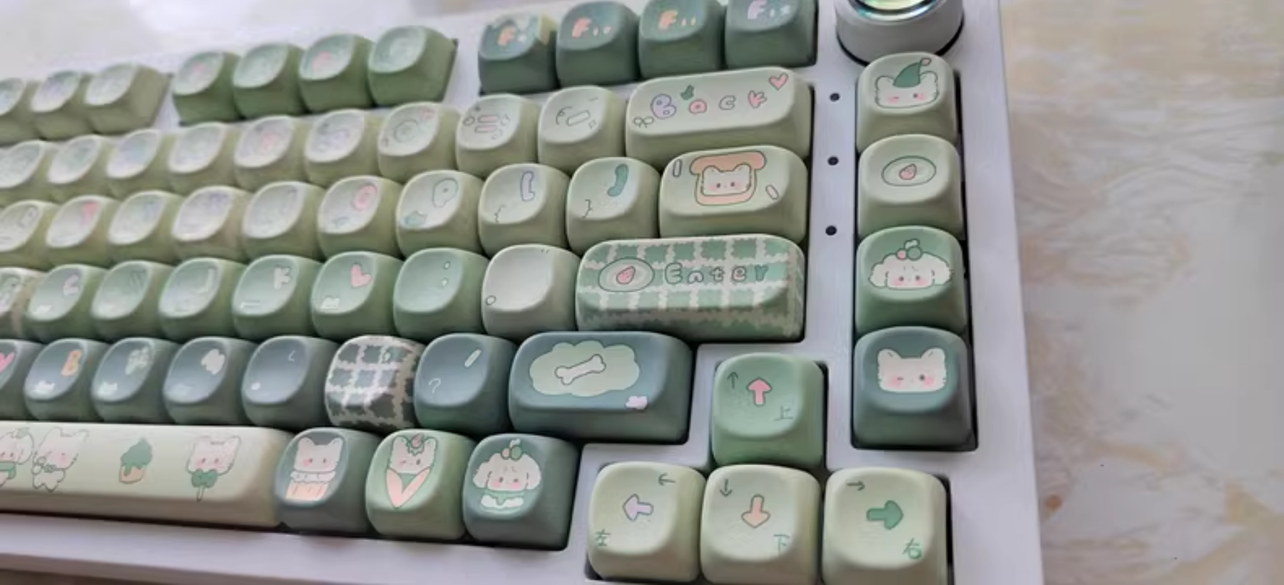 Matcha Delight Keycap Set