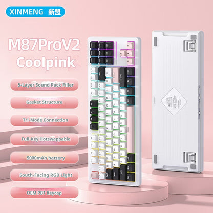 XinMeng M87ProV2 TKL Tri-Mode Wireless | Wired Mechanical Keyboard