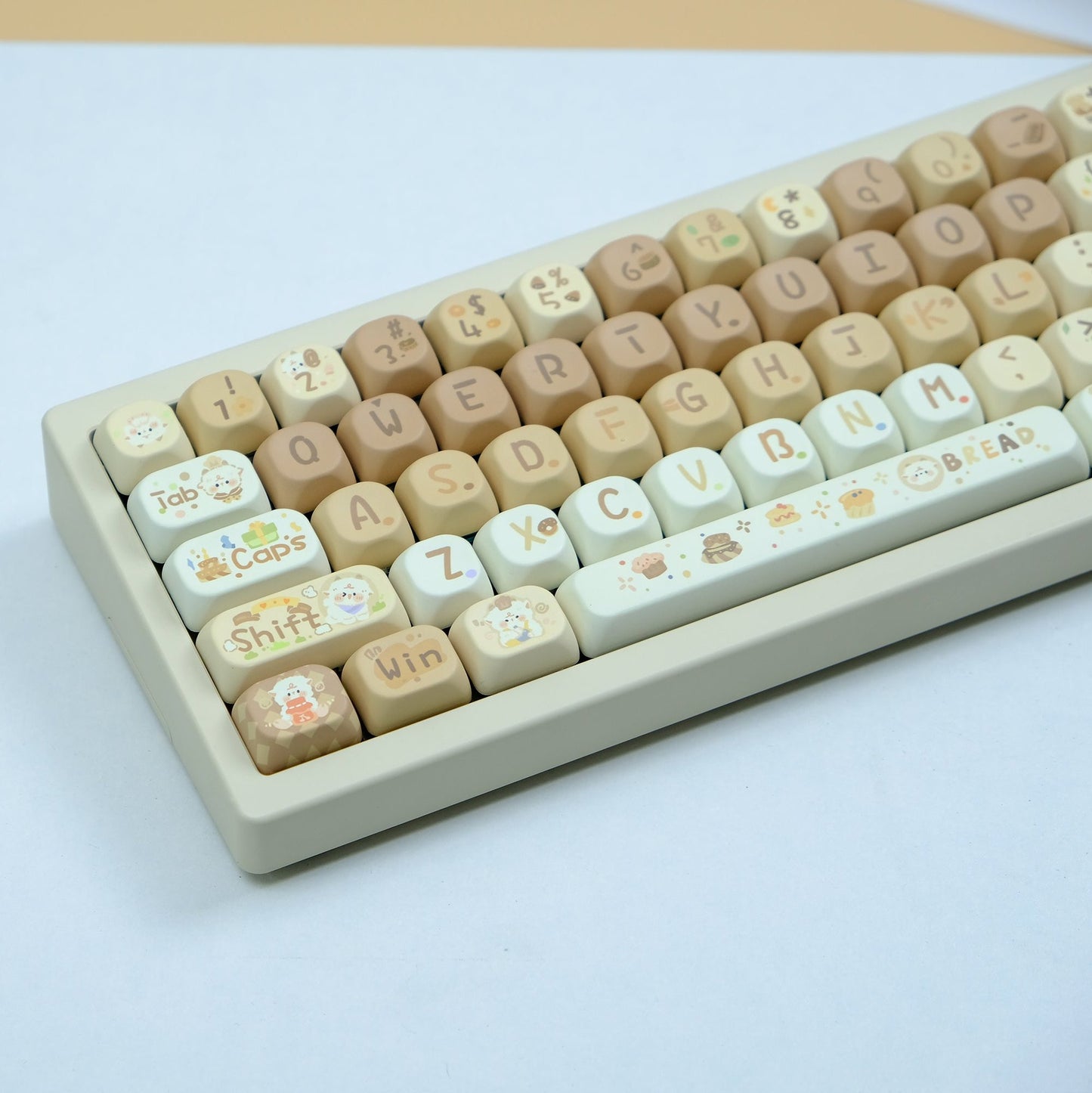 baker sheep brown moa profile keycap set