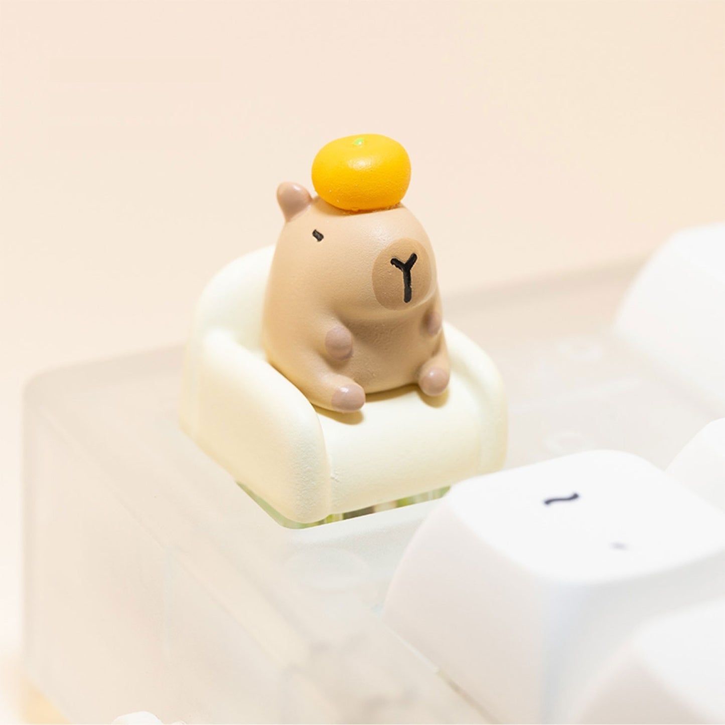 Sitting Capybara Artisan Keycap