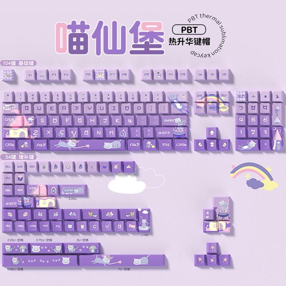 Meow Palace Keycap Set