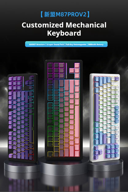 XinMeng M87ProV2 TKL Tri-Mode Wireless | Wired Mechanical Keyboard