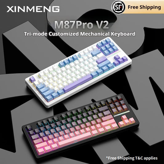 XinMeng M87ProV2 TKL Tri-Mode Wireless | Wired Mechanical Keyboard
