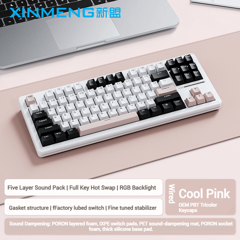 XinMeng M87ProV2 Tri-Mode Wireless | Wired Mechanical Keyboard