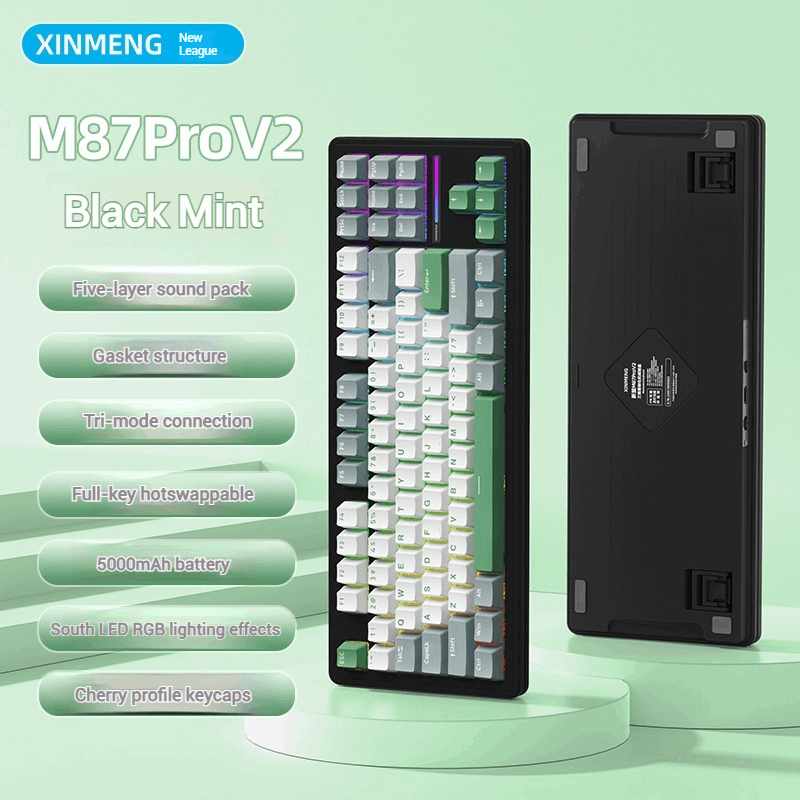 XinMeng M87ProV2 Tri-Mode Wireless | Wired Mechanical Keyboard