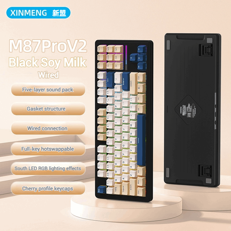 XinMeng M87ProV2 Tri-Mode Wireless | Wired Mechanical Keyboard