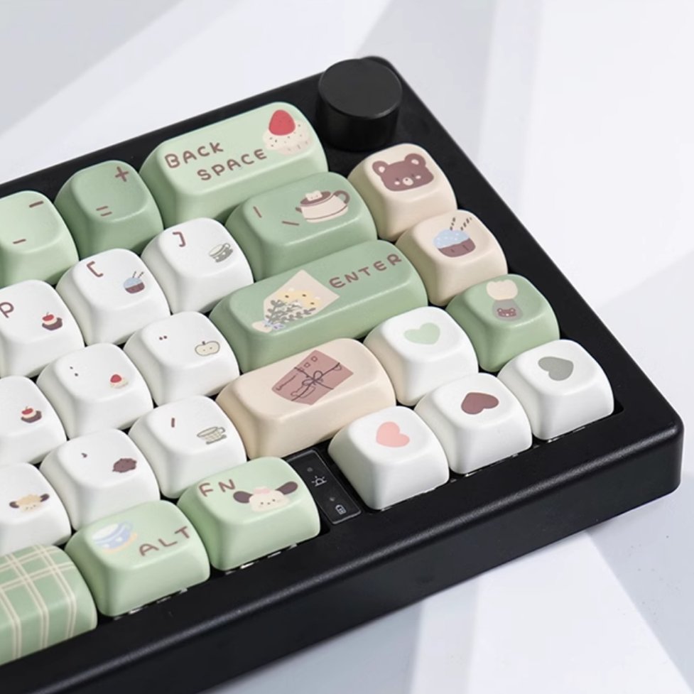 Afternoon Tea Keycap Set - MDA Profile Keycaps - TzunaBee