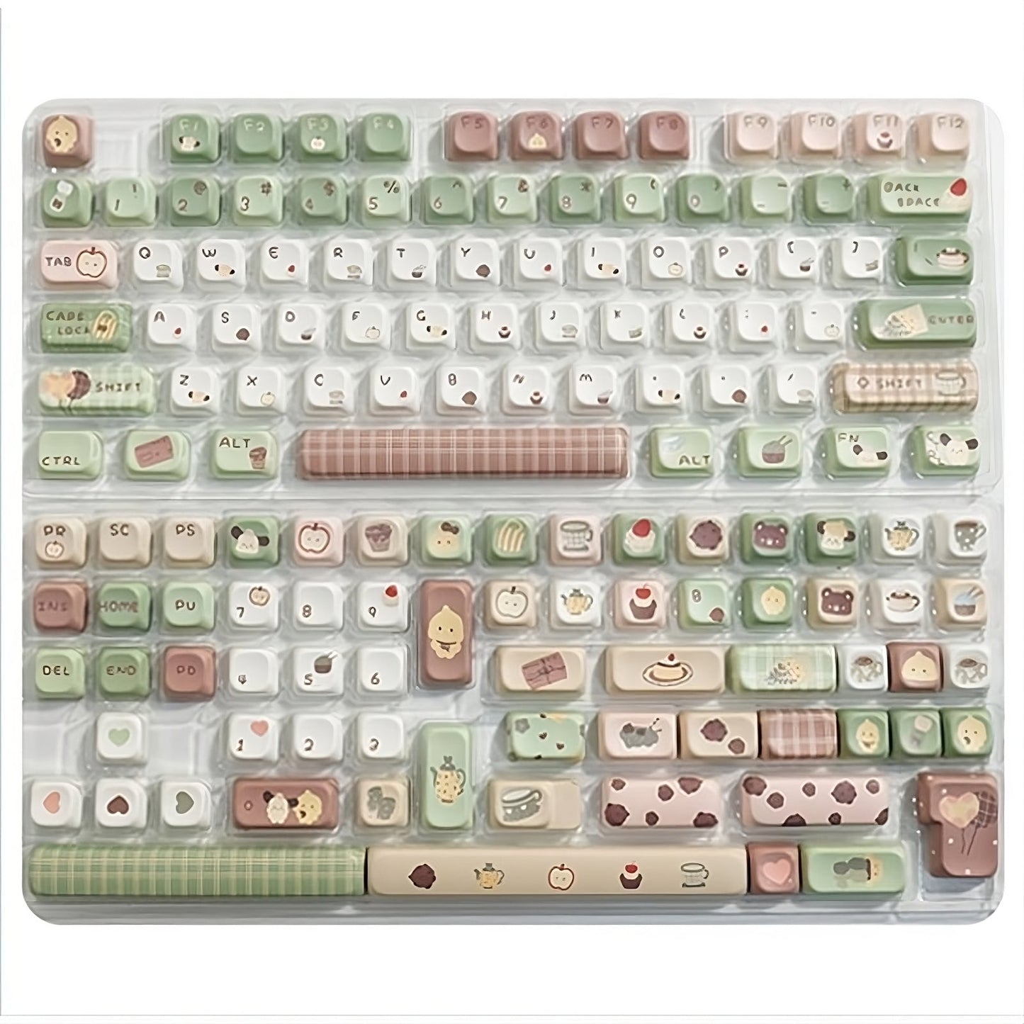 Afternoon Tea Keycap Set - MDA Profile Keycaps - TzunaBee