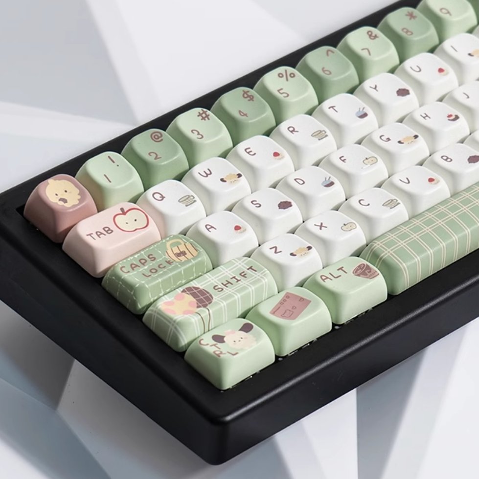 Afternoon Tea Keycap Set - MDA Profile Keycaps - TzunaBee