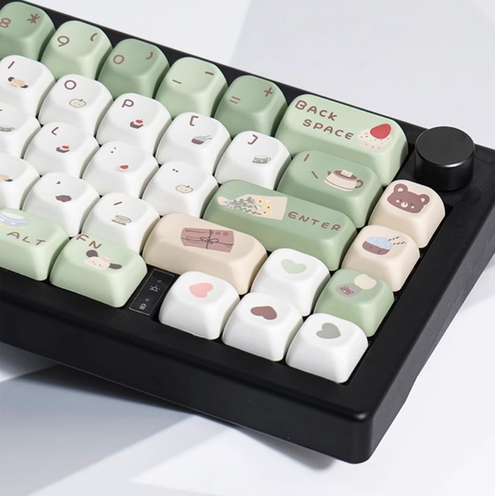 Afternoon Tea Keycap Set - MDA Profile Keycaps - TzunaBee