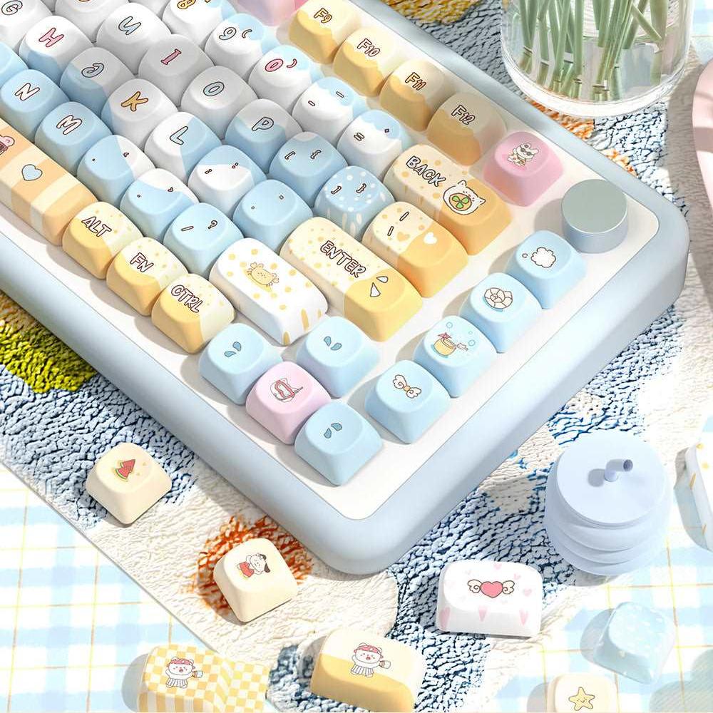 At the Beach Keycap Set - MCA Profile Keycaps - TzunaBee