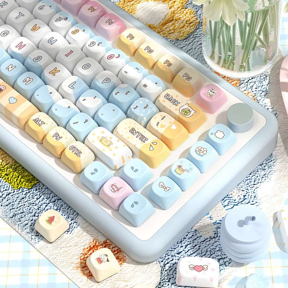 At the Beach Keycap Set - MCA Profile Keycaps - TzunaBee