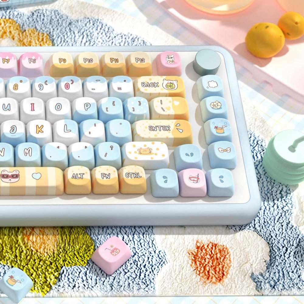 At the Beach Keycap Set - MCA Profile Keycaps - TzunaBee