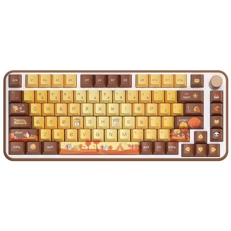 Autumn Theme Keycap Set - Cherry Profile Keycaps - TzunaBee