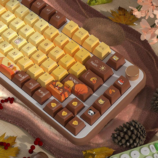 Autumn Theme Keycap Set - Cherry Profile Keycaps - TzunaBee