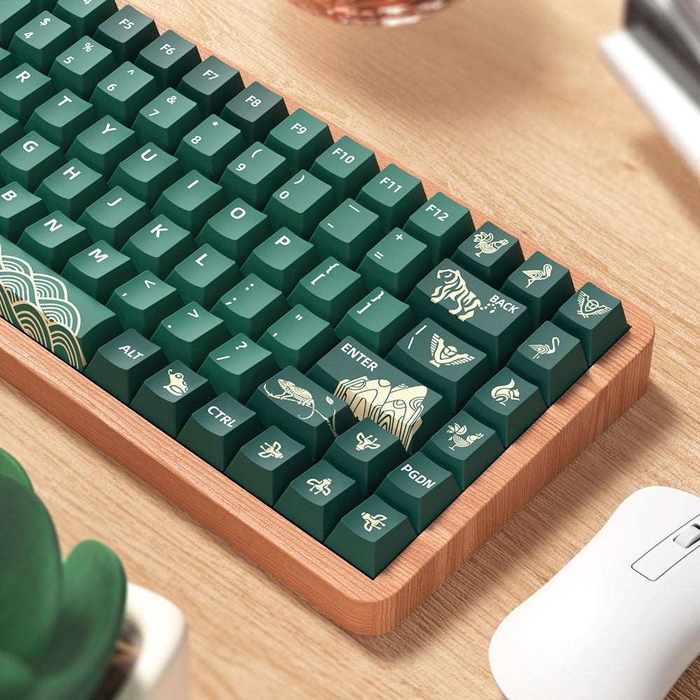 Beastwood Keycap Set | Available in EN, DE, FR, PT, ES, UK layout - Cherry Profile Keycaps - TzunaBee