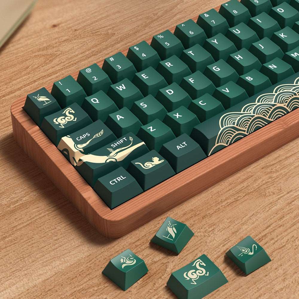 Beastwood Keycap Set | Available in EN, DE, FR, PT, ES, UK layout - Cherry Profile Keycaps - TzunaBee