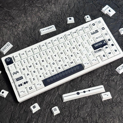 Black Geometric Keycap Set