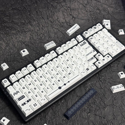 Black Geometric Keycap Set