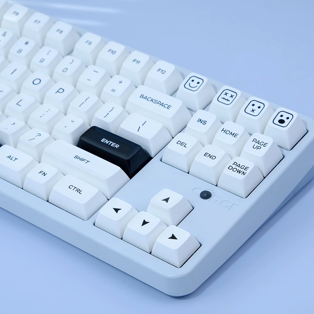 BOW Minimalist Keycap Set - SA Profile Keycaps - TzunaBee