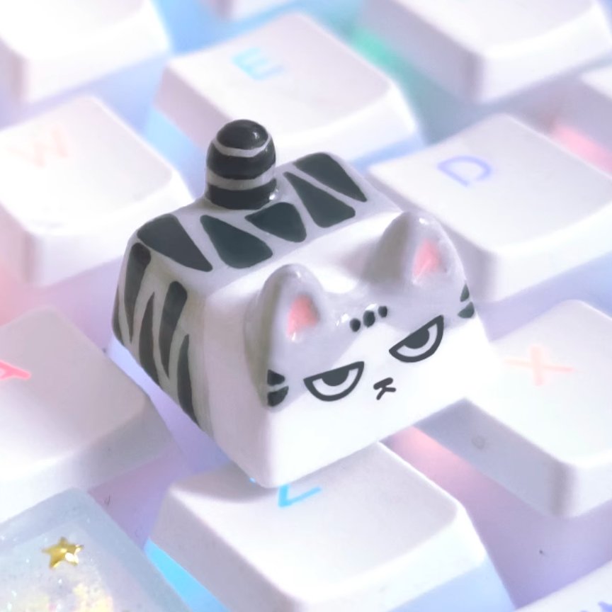 British Short Hair Artisan Keycap - Artisan Keycaps - TzunaBee