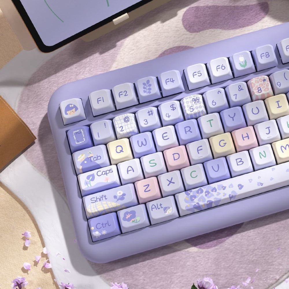 Lilac Grace Keycap Set