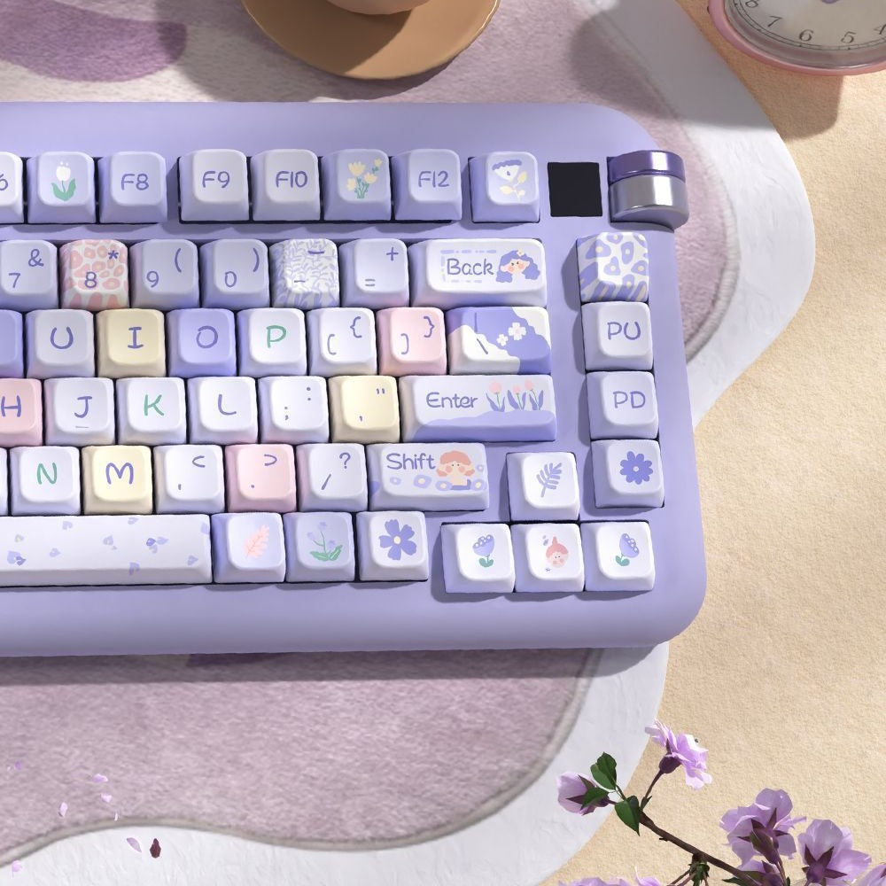 Lilac Grace Keycap Set