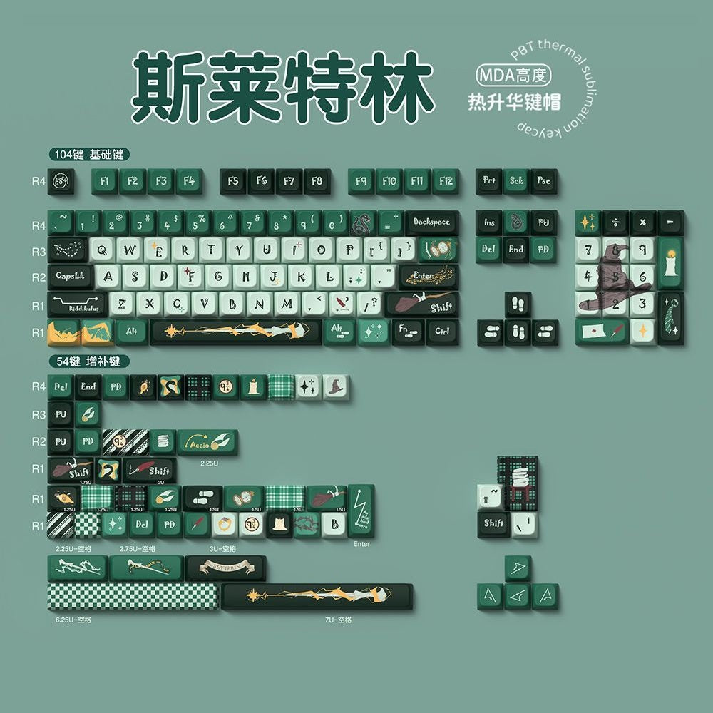 Slytherin Theme Keycap Set