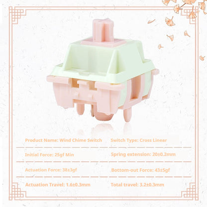 LODK Wind Chime Linear Switch 38g [10 pcs+]