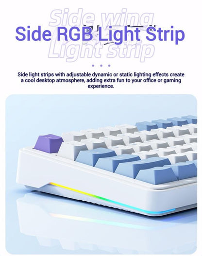 xinmeng m75 tri-mode wireless mechanical keyboard