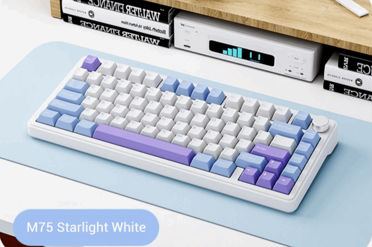 XinMeng M75 Tri-Mode Wireless Mechanical Keyboard
